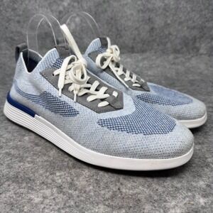 Wolf and Shepherd SupremeKnit Trainer Casual Sneakers Dusty Blue Mens size 9